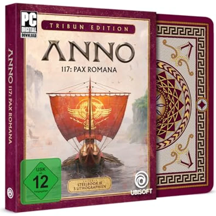 UBISOFT Anno 117: Pax Romana Tribun Edition, PC-Game mit exklusiven Inhalten und strategischer Imperiumserweiterung – Bild 1