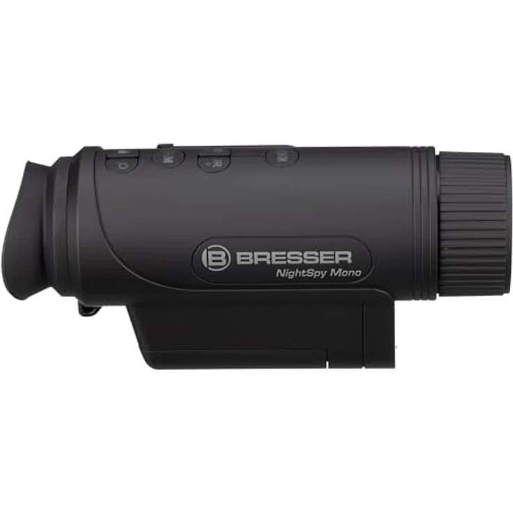 Bresser NightSpy Mono, digitales Nachtsichtgerät mit 2x optischer Vergrößerung und 100m Nachtsicht-Reichweite, inkl. IR-Beleuchtung, Akku & Tasche – Bild 3