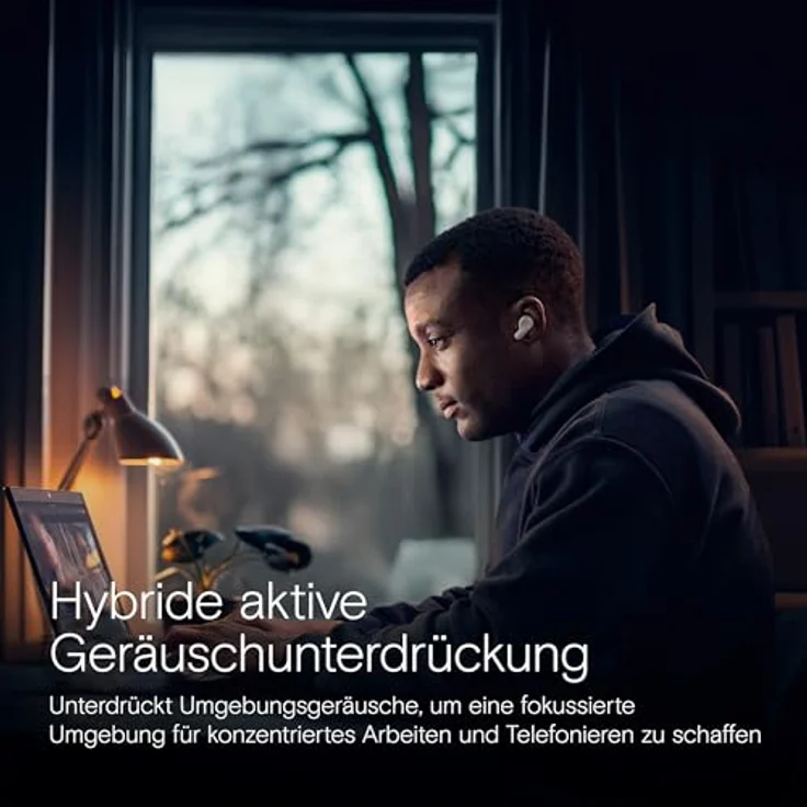 EPOS ADAPT E1, In-Ear Headset Bluetooth® Stereo, Weiß, Noise Cancelling, Mikrofon, Microsoft Teams zertifiziert, bis zu 50 Stunden Akkulaufzeit – Bild 6