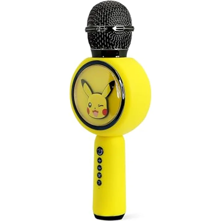 OTL Mikrofon Pokémon Pikachu Bluetooth Karaoke-Mikrofon mit LED-Leuchten, kabelloser Lautsprecher, Modell PK1206 – Bild 3