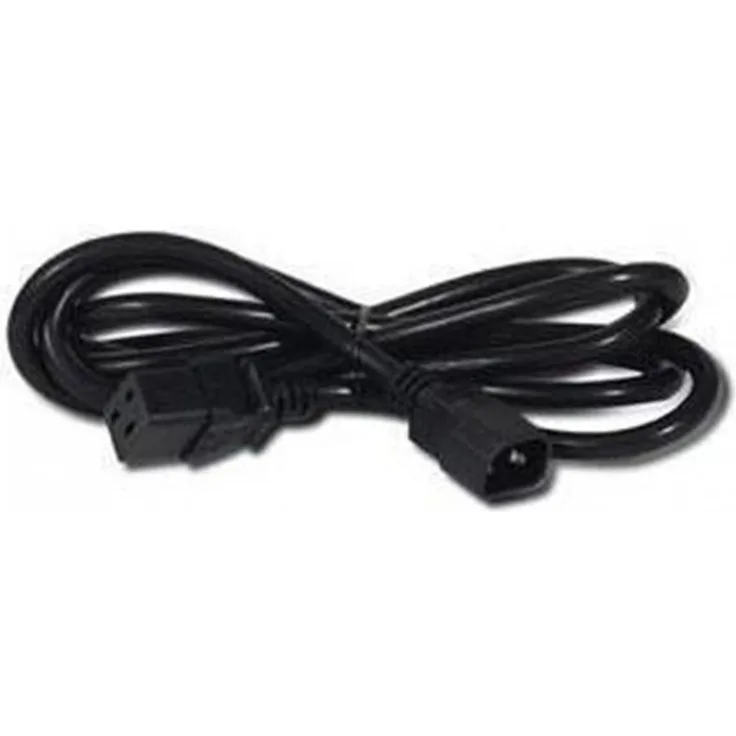 APC C14 zu C19 Verlängerungskabel, 2 m, 10 A, schwarz, für Innenbereich