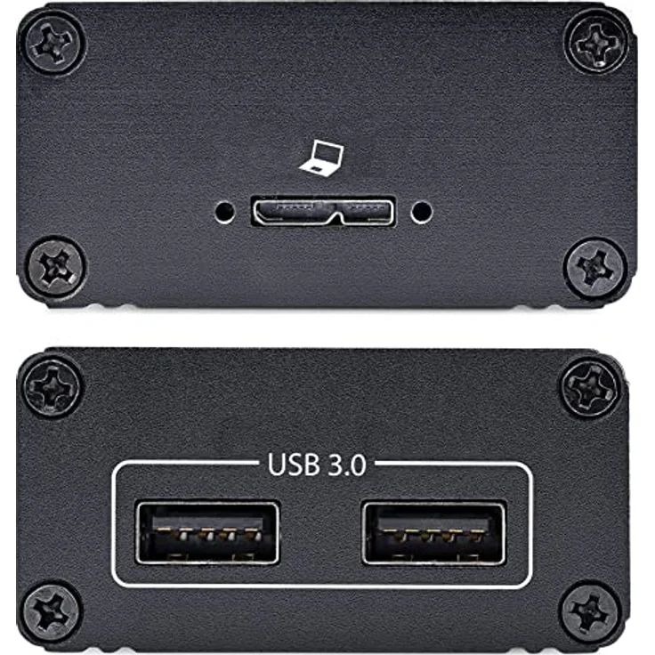 StarTech.com 2-Port USB 3.0 Extender Über OM3 MM Glasfaser - LC/LC - 2X 5Gbit/s USB-A Hub - USB Verlängerungs Kabel 350m Reichweite - Fiber Optic USB Extender (F35023-USB-EXTENDER) – Bild 3