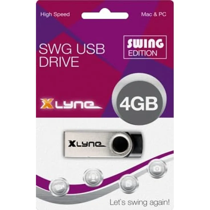 XLYNE SWG 4GB USB Stick (USB2.0,Plug&Play,Swing) – Bild 6