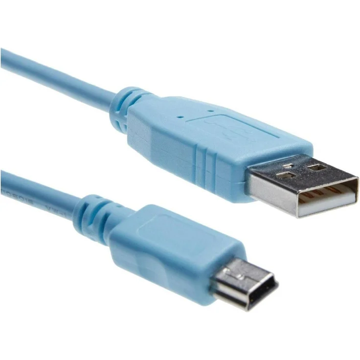 Cisco USB A – Mini USB B Kabel (1,83 m, USB 3.0), männlich, kompatibel mit Routern der 900er Serie und Switches der Serien 1000, 2520, 2960, 6800ia und 3010