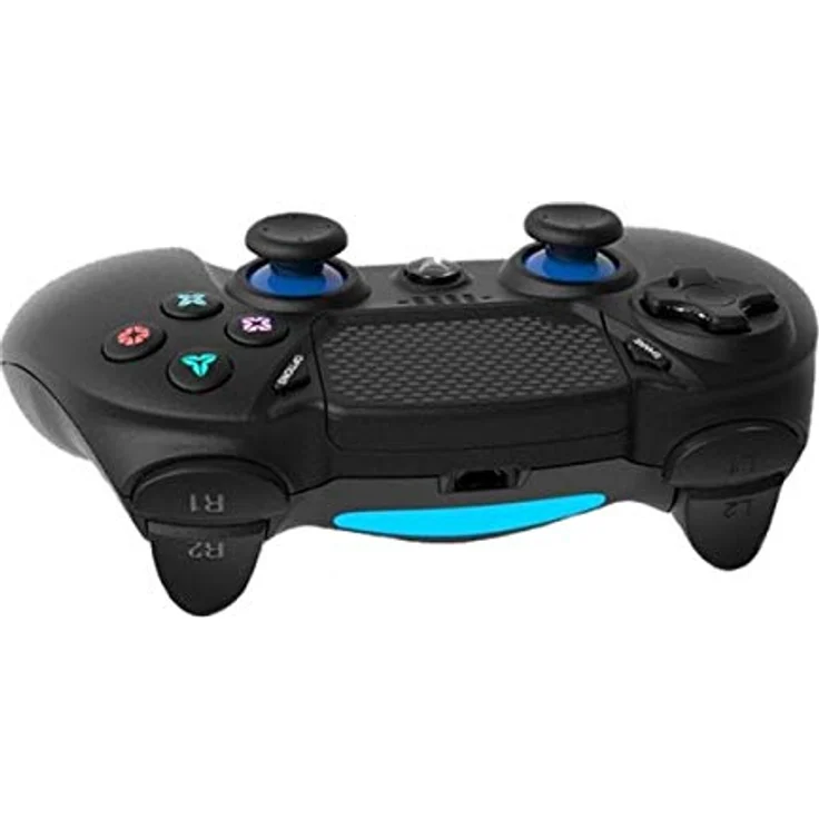 Omega Gamepad Charge (OGPPS4), Gaming Controller mit Touchpad, sechs-Achsen-Sensor und Mikrofon, Schwarz – Bild 3