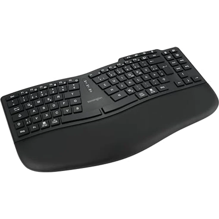 Kensington Pro Fit Ergo KB675 EQ Tastatur, kabellose, aufladbare TKL-Tastatur, 43 % Post-Consumer-Recyclingmaterial, Schwarz (K75491DE) – Bild 1