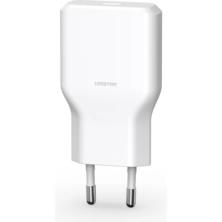 Unisynk 10405, Mobiles USB-C Ladegerät, 36W AC Fast Charging, Schwarz