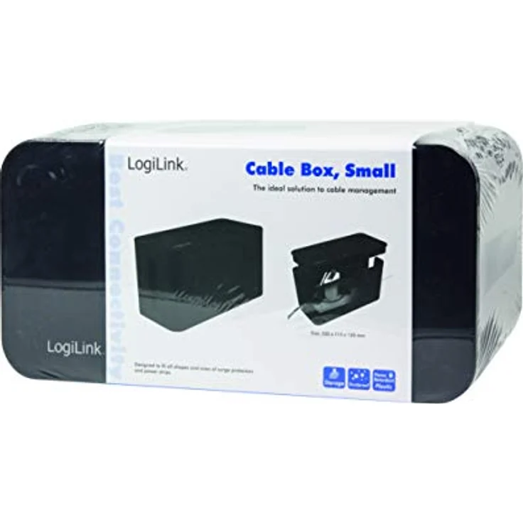 Logilink Kabelbox LogiLink, klein, schwarz, 240x130x120mm (KAB0060) - Preisvergleich – Bild 5