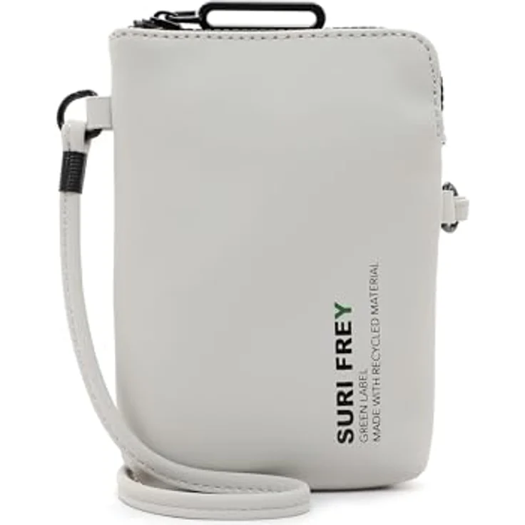 Suri Frey Jenny Handytasche, 13 cm, ecru, 100% Polyurethan, Maße: 13 cm x 2 cm x 18 cm – Bild 1