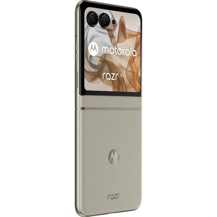 Motorola razr 50 Smartphone, 17,53 cm/6,9 Zoll, 50 MP Kamera, beige, 256 GB – Bild 3