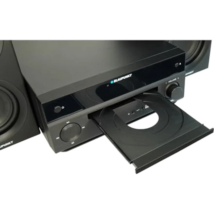 Blaupunkt MS30.2BT Micro-Stereoanlage, 150 W Leistung, Bluetooth, HDMI ARC, FM-Radio mit 40 Sendern, USB- und AUX-Anschluss, weiß – Bild 4