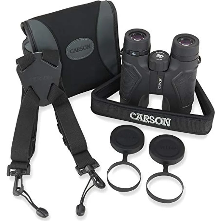 Carson 3D 10x42 ED Fernglas, wasserdicht mit BaK-4 Prismen und ergonomischem Design, 630 g – Bild 5