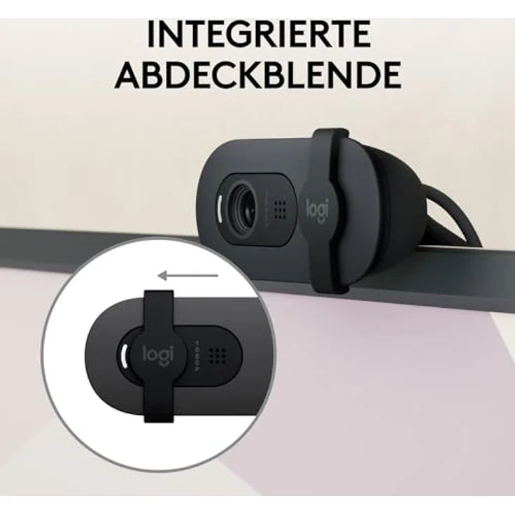 Logitech Brio 105 Full HD 1080p Webcam - GRAPHITE - B2B (2 Mpx), Webcam, Grau – Bild 6