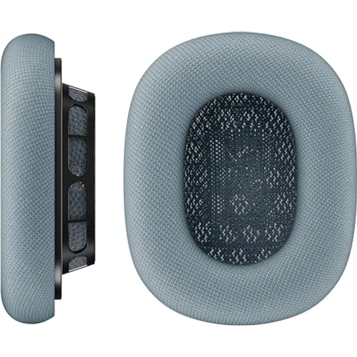VONMÄHLEN Air Cushions, Ersatz Ohrpolster für AirPods Max, magnetische Befestigung, atmungsaktiv und schweißresistent, blau