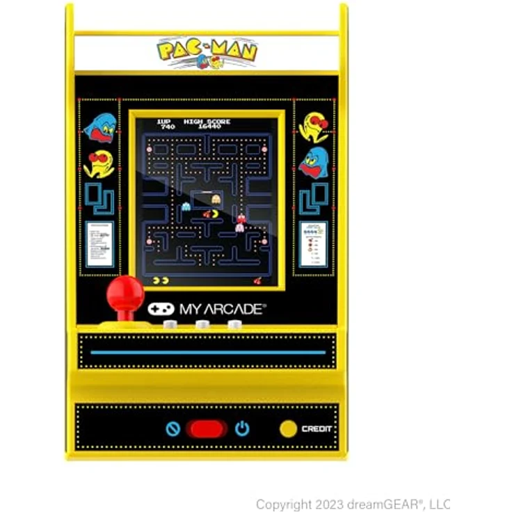 dreamGEAR PAC-MAN Nano Player Pro, tragbare Spielkonsole mit 2.4 Zoll hochauflösendem Display und integriertem Lautsprecher – Bild 2