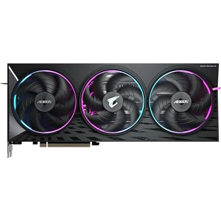 Gigabyte Radeon RX 9070 XT Aorus Elite 16 GB Grafikkarte mit PCIe 5.0, Triple-Slot-Heatpipe-Design – Bild 3