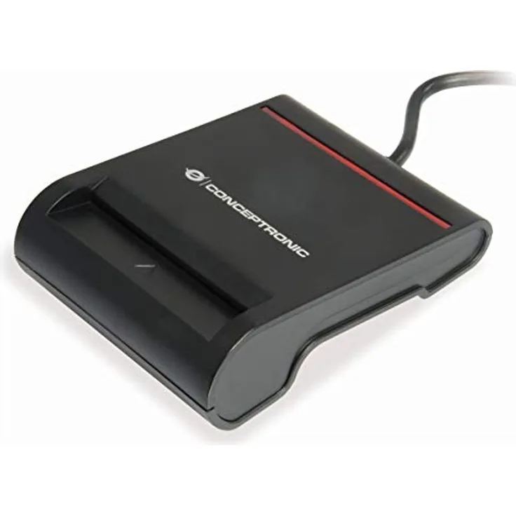 Conceptronic SCR01B Smart-ID Kartenleser Card Reader USB 2.0 schwarz