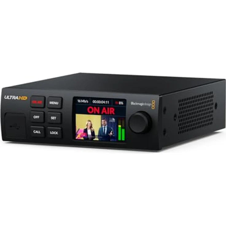 Blackmagic Design Streaming Encoder 4K, HD- und Ultra HD-Streaming Prozessor mit H.264/H.265, SRT/RTMP Unterstützung – Bild 1