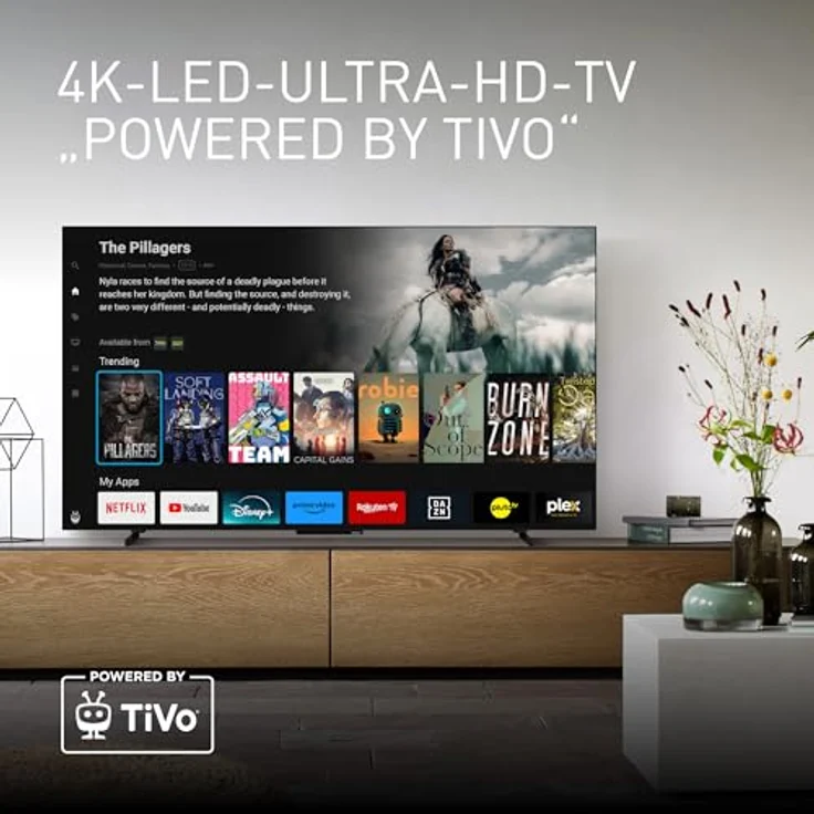 Panasonic TB-65Z60AEG, 65 Zoll 4K Ultra HD OLED Smart-TV, Dolby Vision & Atmos, Game Mode Plus, TiVo, Alexa & Google Support, Bluetooth, Schwarz – Bild 2