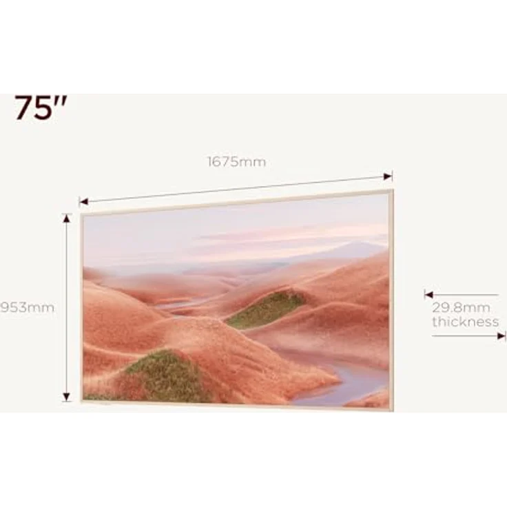 TCL NXTVISION A300W, 75 Zoll QLED PRO 4K Ultra HD TV mit Dolby Vision IQ & Atmos, 144Hz, Smart TV mit Google TV – Bild 2