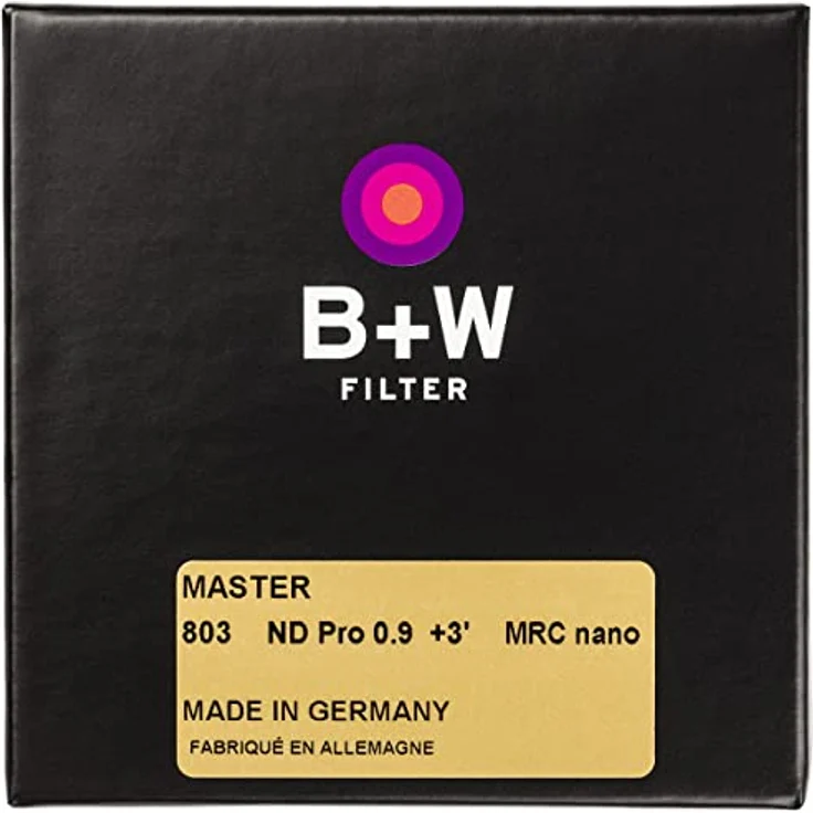 B+W Graufilter ND 0.9 MRC Nano Master 49mm (16x vergütet, Slim, Premium) – Bild 3