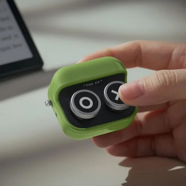 BOOX Tappy Bluetooth-Fernbedienung, mechanische Taste, grün, für BOOX Tablets mit Firmware 4.2 oder höher, kompakt und tragbar – Bild 5