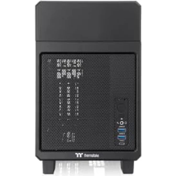 Thermaltake TR100 Midi/Minitower PC-Gehäuse, One Size, Schwarz – Bild 2