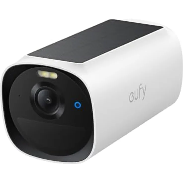 eufy Security eufyCam E40 Zusatzkamera, kabellose 2K Solarkamera mit MaxColor-Nachtsicht, KI-Gesichtserkennung, erweiterbarem Speicher und integriertem Solarpanel, ohne monatliche Abo-Kosten