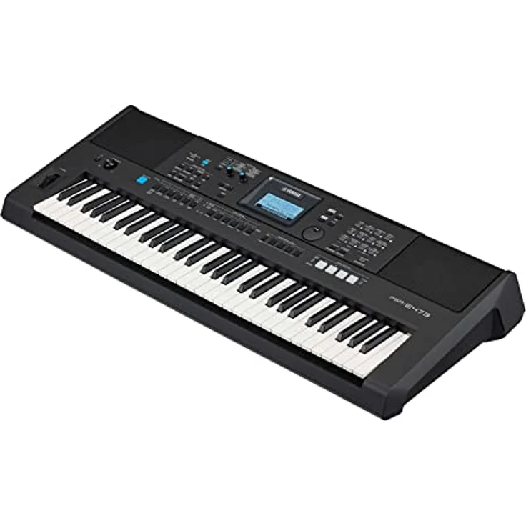 Yamaha PSR-E473, Home-Keyboard mit Netzteil, Notenhalter und umfangreichen Instrumentenklängen – Bild 1