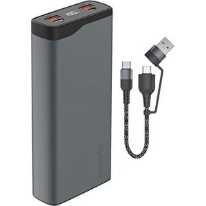 Bild für 4smarts Power Bank VoltHub Pro Externer Akku 20.000 mAh 22,5 W Tragbares Schnellladegerät mit USB Quick Charge 3.0