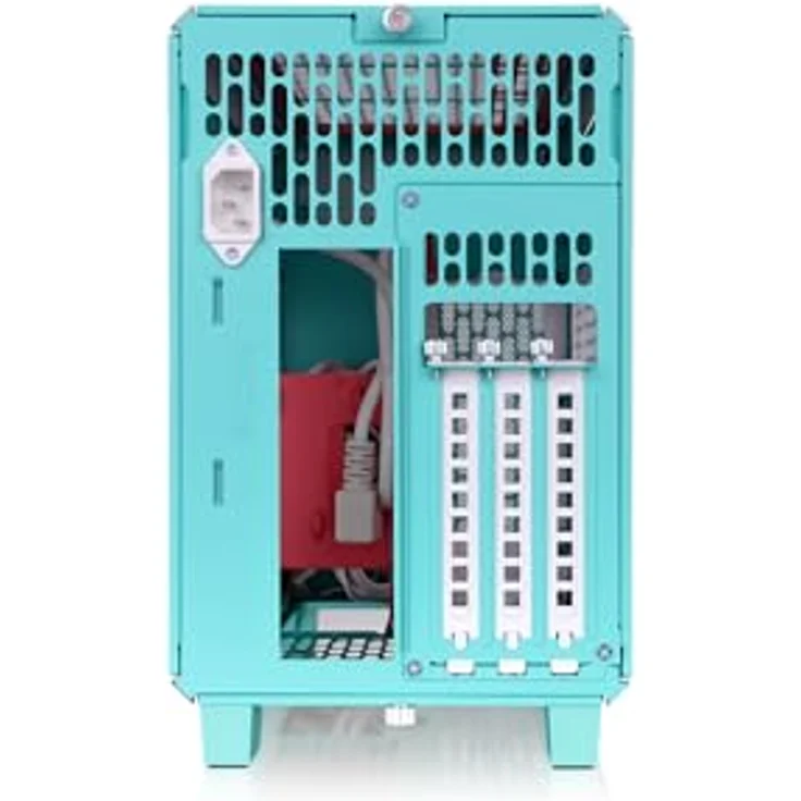Thermaltake TR100 Mini Tower, super kompakt, Mint Strawberry, unterstützt Grafikkarten bis 360 mm und AiO-Wasserkühlungen bis 280 mm – Bild 4