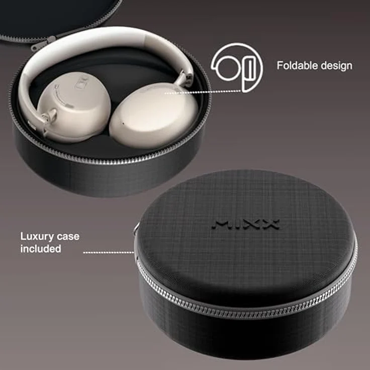 MIXX StreamQ D3, Over-Ear-Kopfhörer mit Active Noise Cancelling, bis zu 40 Stunden Laufzeit, faltbar, Siri und Google Assistant kompatibel – Bild 8
