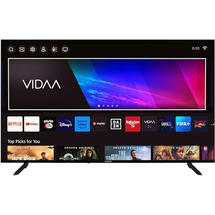 TELEFUNKEN QLED TV D65Q920B2CW, 65 Zoll Smart Fernseher mit 4K UHD, Dolby Vision HDR, Dolby Atmos und Triple-Tuner, 6 Monate HD+ inkl. – Bild 2