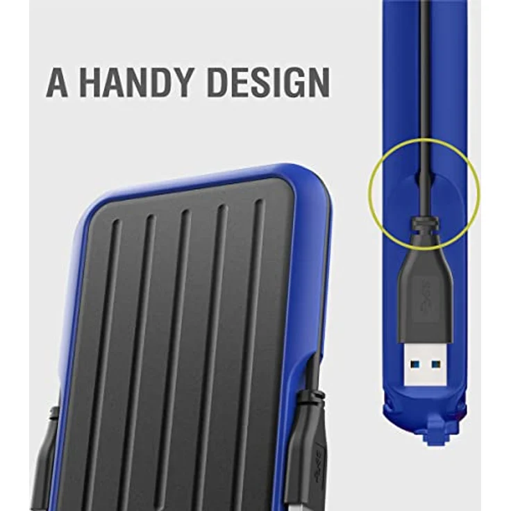 Silicon Power Armor A66, Externe Festplatte 4 TB, tragbar, schwarz-gelb, stoßfest und wasserfest, USB 3.2 Gen 1 – Bild 5