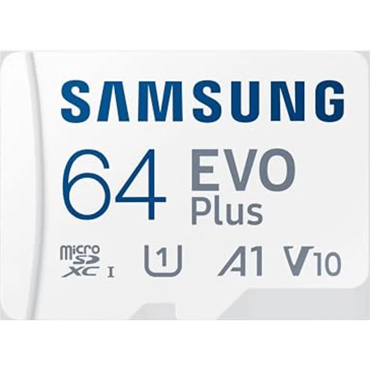 Samsung EVO Plus microSD-Speicherkarte (2024) (inkl. SD Adapter) - 64 GB – Bild 1