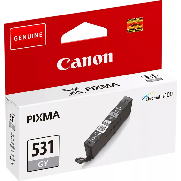 Canon CLI-531GY, Grau Tintenpatrone für hochwertige Dokumenten- und Fotodrucke – Bild 1