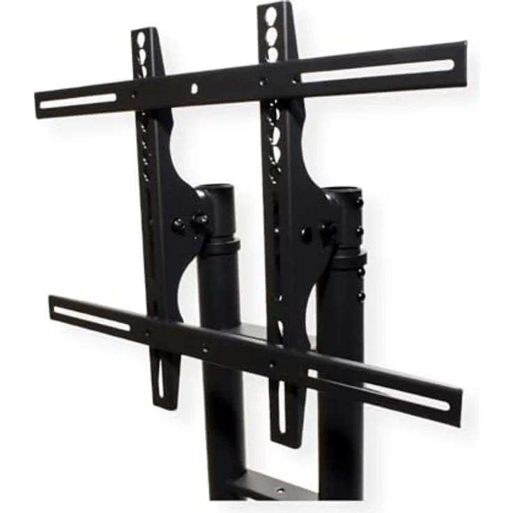 VALUE LCD-/TV-Rollständer, schwarz, bis 125 kg für Bildschirme von 32" bis 100", ideal für Präsentationsräume und Klassenzimmer mit Kabelschacht – Bild 4