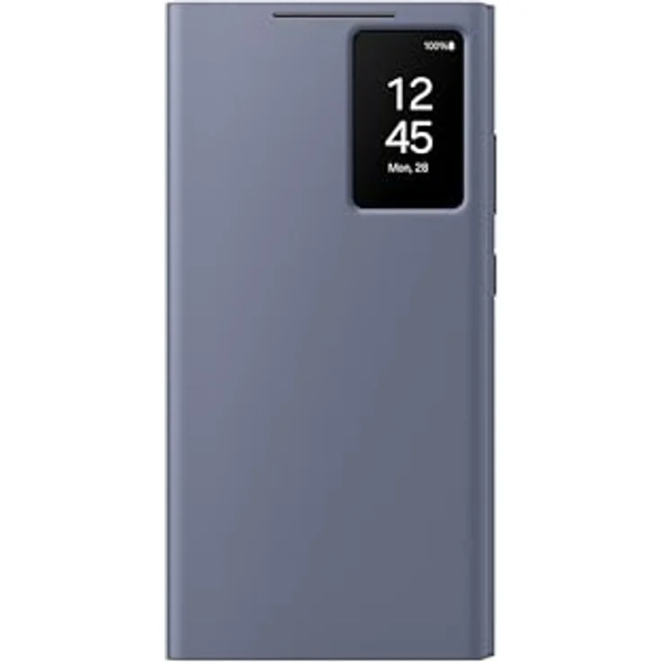 Samsung Smart View Wallet Smartphone Case EF-ZS928 für Galaxy S24 Ultra, Handy-Hülle, Kartenfach, Sichtfenster, Violet – Bild 1