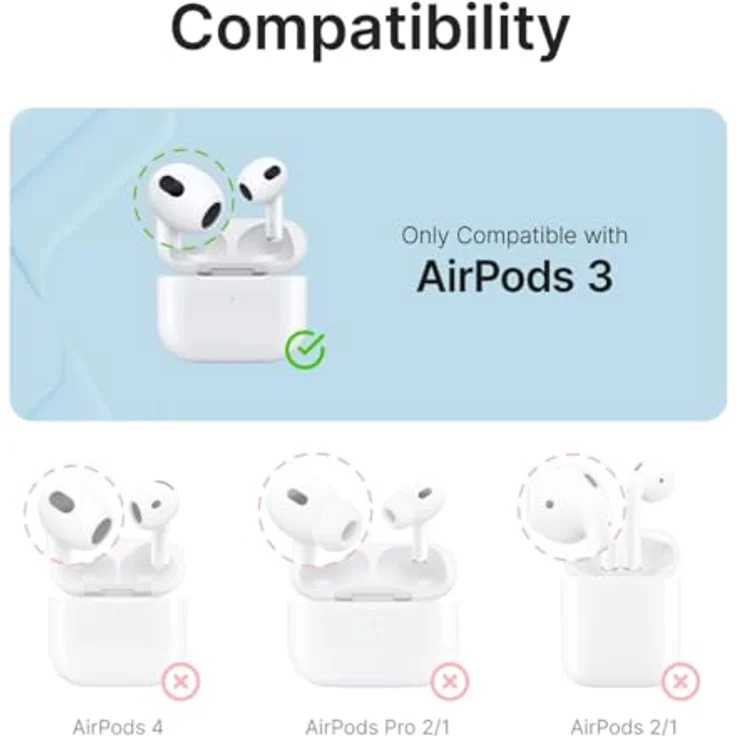 Catalyst Total Protection Case für AirPods 3. Generation, IP68 Wasserbeständig und Sturzfest, Schwarz – Bild 6