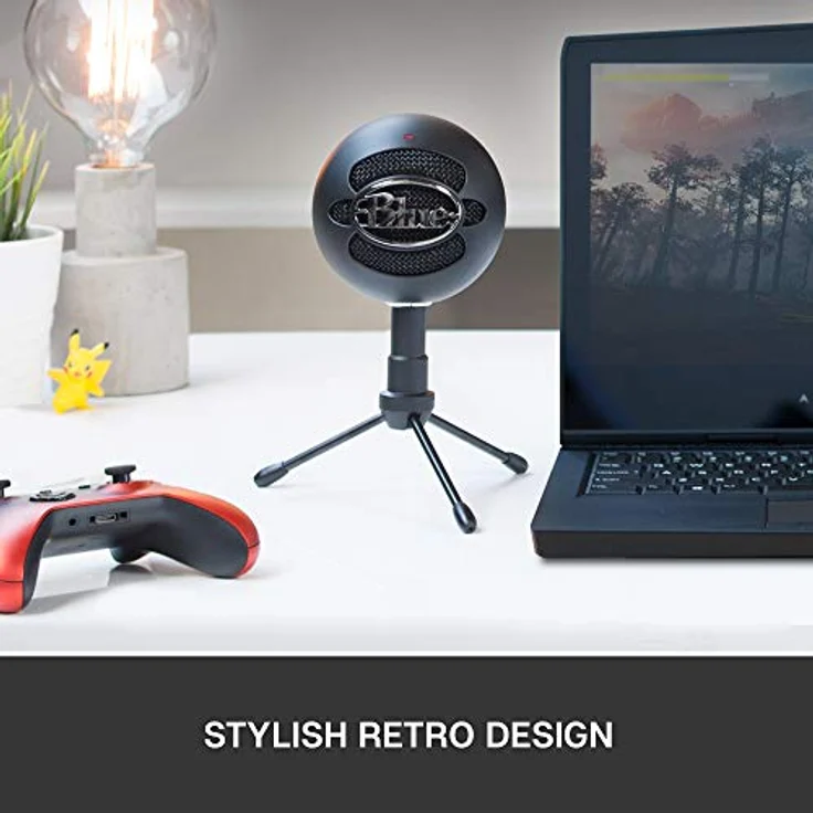 Blue Microphones Snowball i USB-Mikrofon zum Aufnehmen und Streamen auf PC und Mac, Nieren-Kondensator-Kapsel, verstellbarer Ständer, Plug und Play, Schwarz – Bild 3