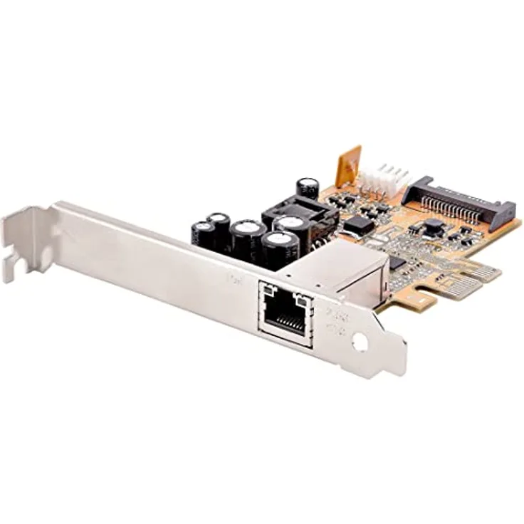 StarTech.com 1 Port 2.5 Gbit/s PoE Netzwerkkarte, PCI Express Ethernet Karte RJ45, 30W 802.3at PCIe PoE NIC, PoE Multi Gigabit LAN Adapter mit Niedrigprofilblende, Windows/Linux (ST1000PEXPSE)