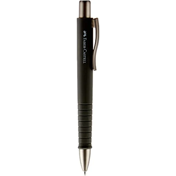 Faber-Castell Kugelschreiber Poly Ball Urban, XB, 241190, Gehäuse all black, Schreibfarbe blau – Bild 4