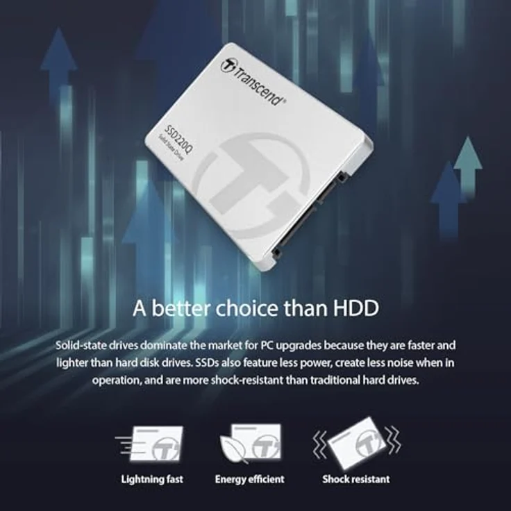 Transcend SSD220Q - SSD - 500 GB - intern - 2.5 Zoll (6.4 cm) - SATA 6Gb/s – Bild 8