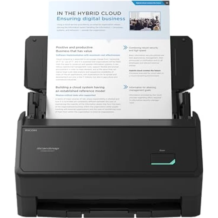 Ricoh ScanSnap iX2400, ADF-Dokumentenscanner mit 600 x 600 DPI, Duplex-Funktion, schwarz – Bild 18