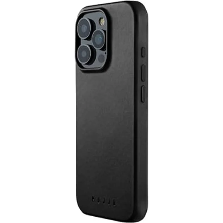 Mujjo Leather Case iPhone 16 Pro Schwarz - Hochwertige Lederhülle mit MagSafe-Unterstützung und ultra-langlebigem Schutz – Bild 3