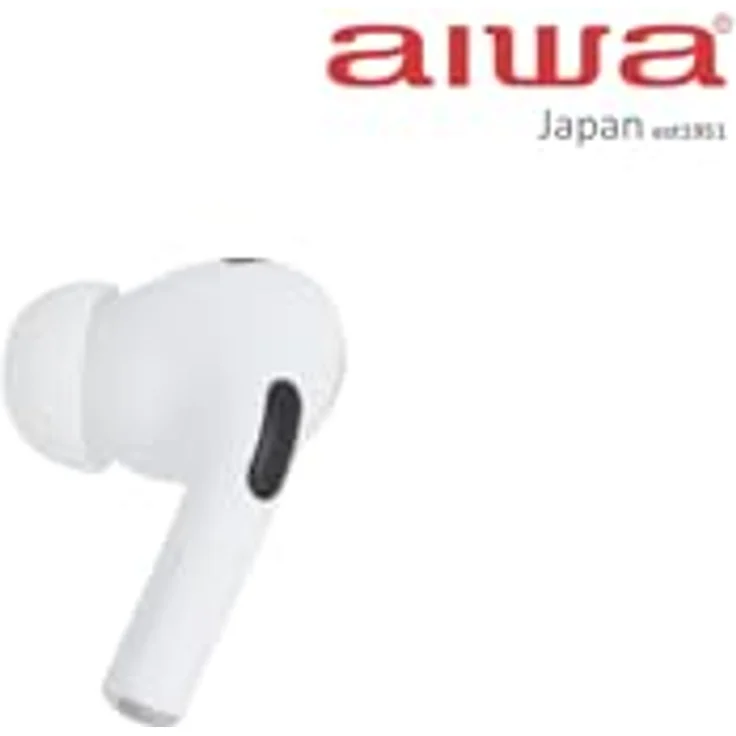 Aiwa EBTW-350WT, Kabellose Kopfhörer mit Ladebox, Weiss und Schwarz – Bild 2