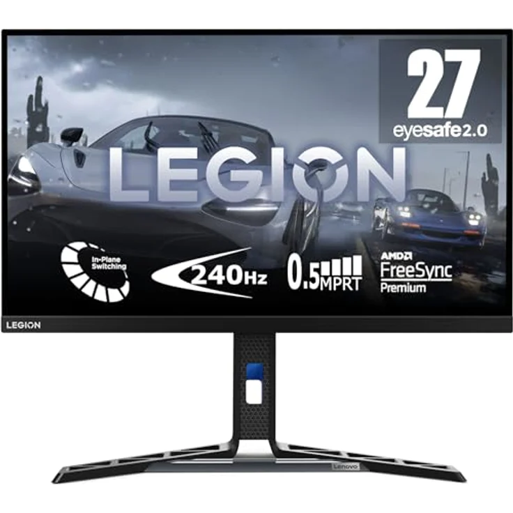 Lenovo Legion Y27f-30 | 27" Full HD Gaming Monitor | 240Hz | 0,5ms Reaktionszeit | AMD FreeSync Premium | integr. Lautsprecher | schwarz – Bild 1