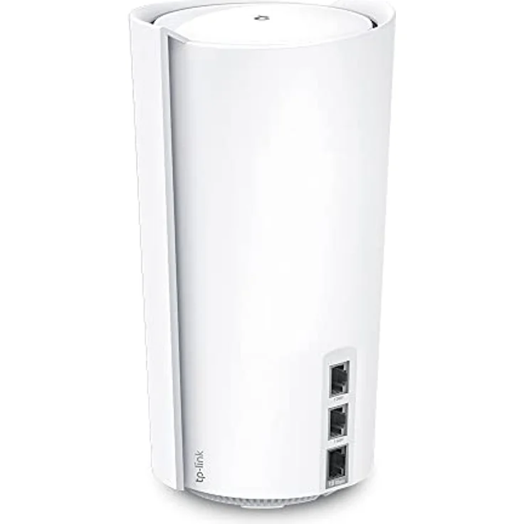 TP-Link Deco XE200 Wi-Fi 6E Mesh WLAN Set(2 Pack), AXE11000 Tri-band, 16 Streams, 1× 10G-Port + 2× 1G-Ports(Reichweite bis zu 604m², WPA3, ideal für große Häuse) weiß – Bild 2