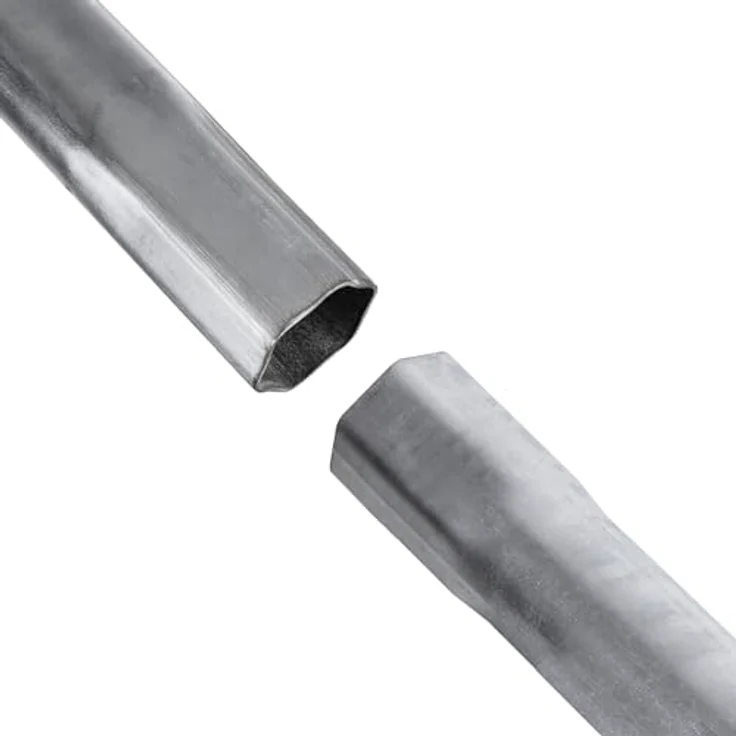 Maclean MCTV-931 Antennenmast, verzinkter Stahl, 50 cm, Rohrdurchmesser 40 mm, erweiterbar, Wandstärke 1,5 mm – Bild 2