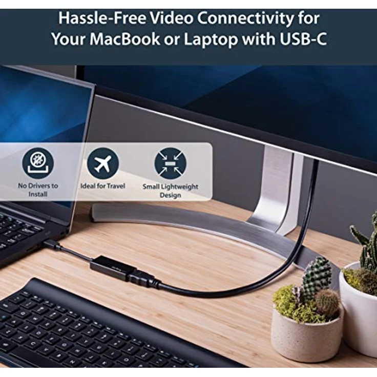 StarTech.com USB-C auf HDMI Adapter mit HDR - 4K 60Hz - schwarz - USB Typ C auf HDMI Konverter - CDP2HD4K60H – Bild 4